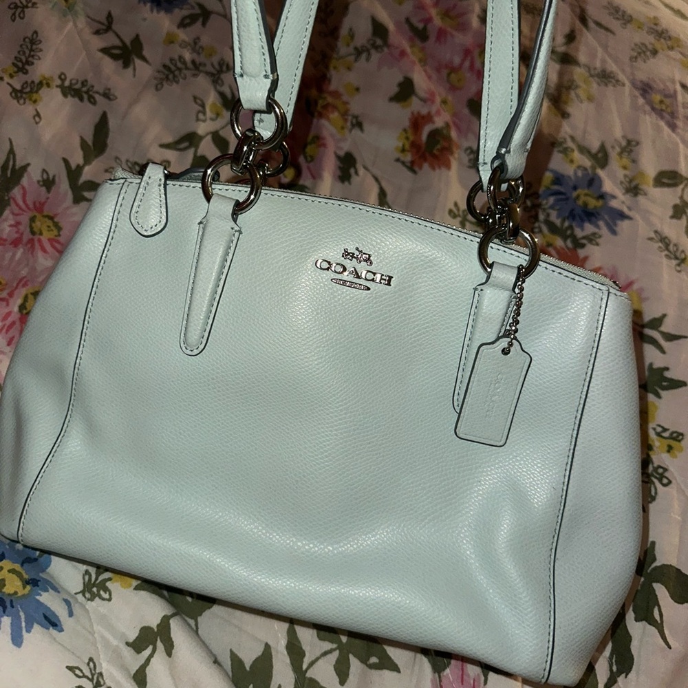 Coach Mint Green Purse